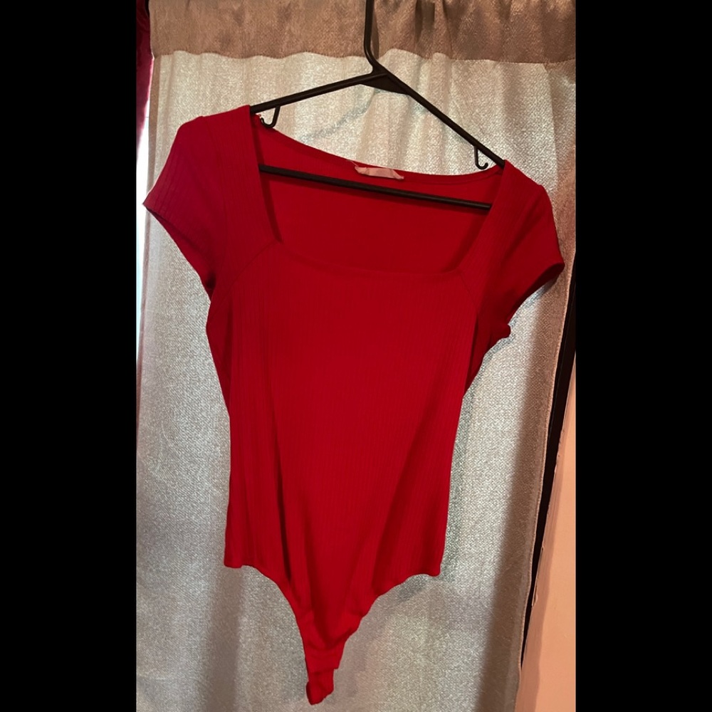 Elodie| Red Bodysuit